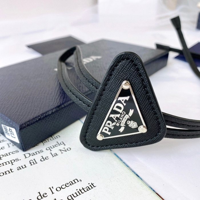 Prada Logo Embellished Bolo Tie #nigo55658