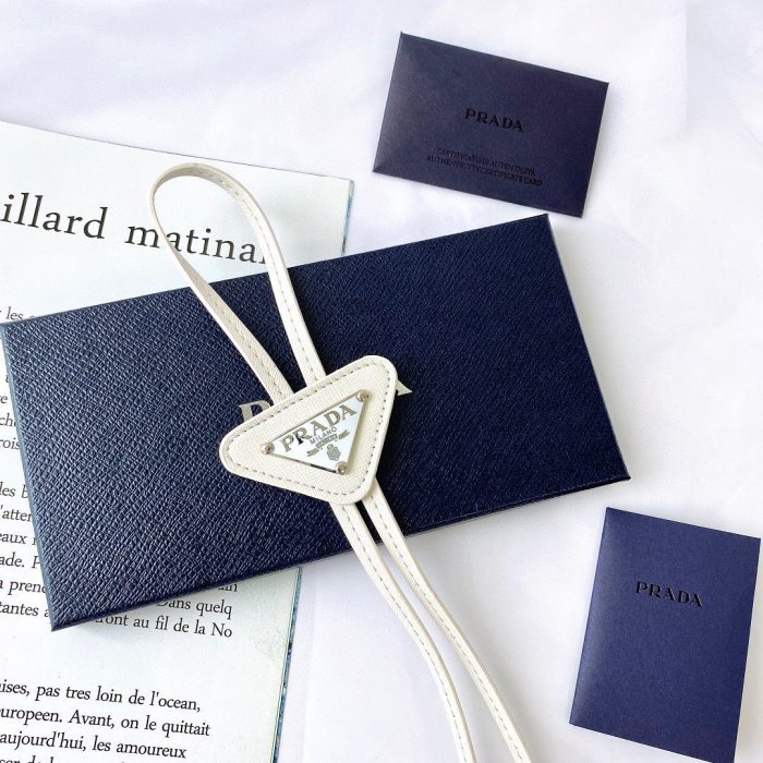 Prada Logo Embellished Bolo Tie #nigo55658