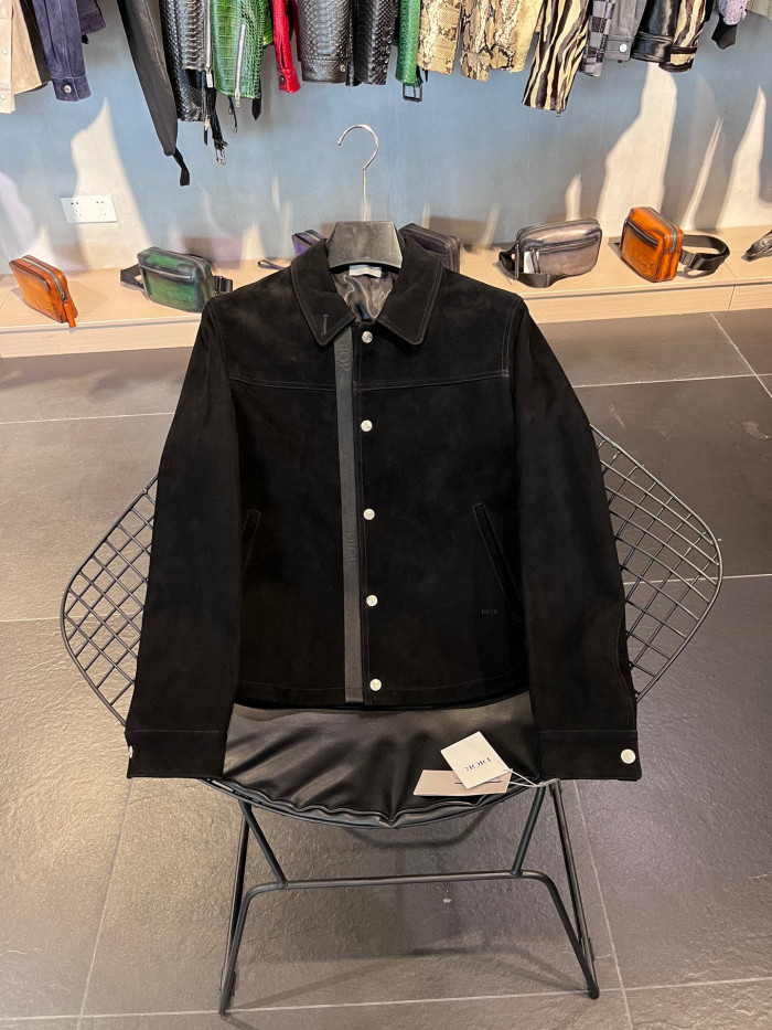 Dior Sheepskin Leather Jacket #nigo7725