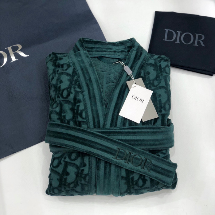 Dior Wool Jacket Bathrobe Coat Home Pajamas #nigo9981