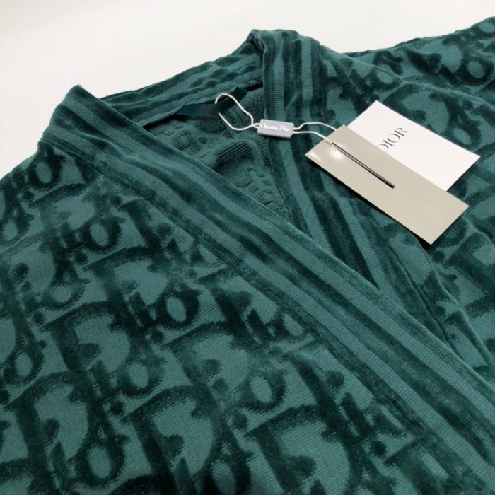 Dior Wool Jacket Bathrobe Coat Home Pajamas #nigo9981