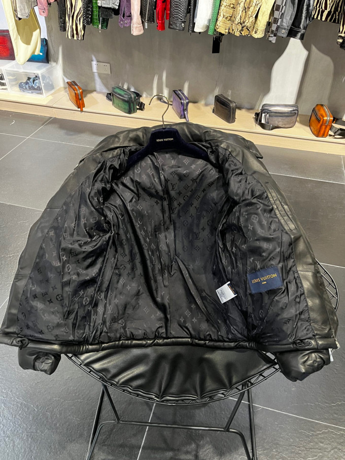 Louis Vuitton Hooded Down Jacket Coat #nigo652