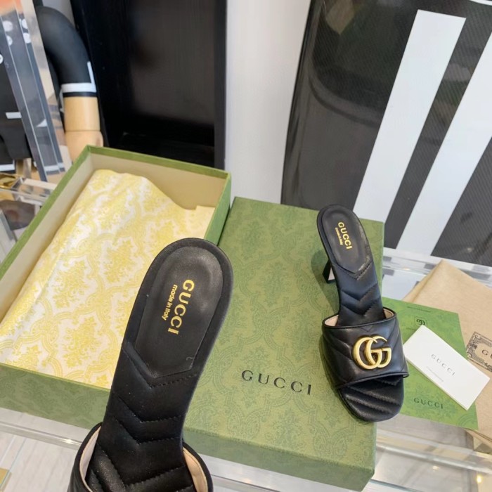 Gucci Sandals High Heel Slippers Shoes #nigo53657