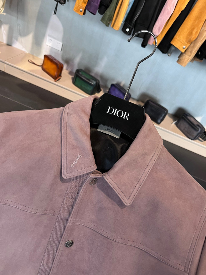 Dior Sheepskin Leather Jacket #nigo7725