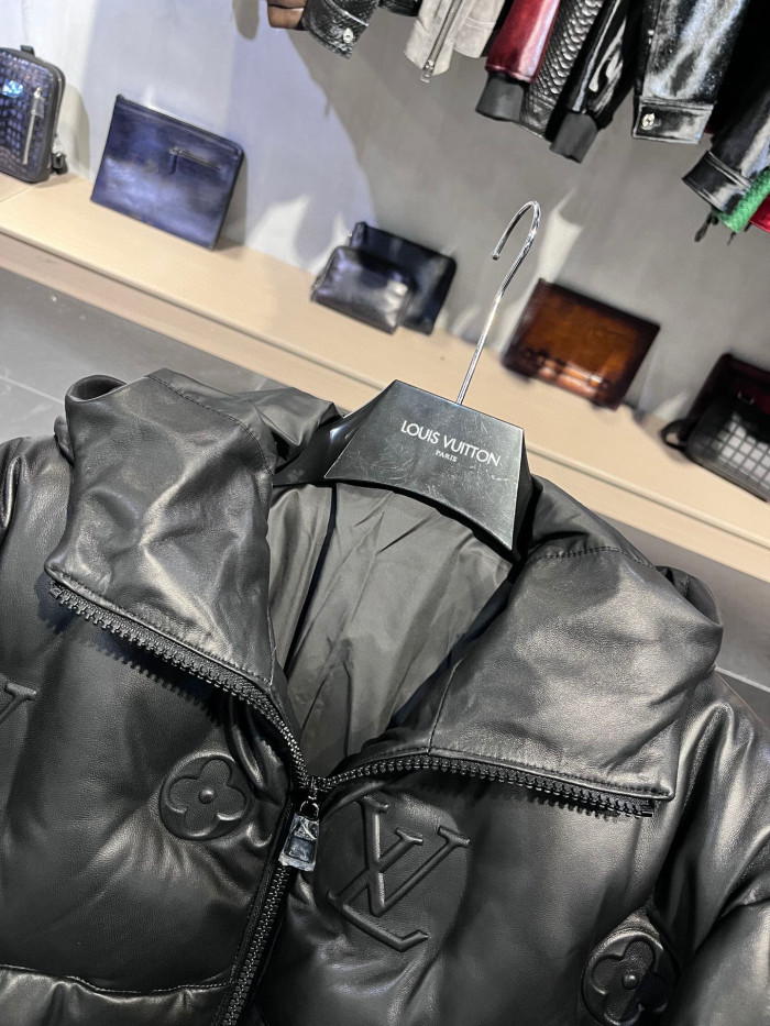 Louis Vuitton Hooded Down Jacket Coat #nigo652