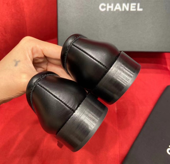 Chanel Leather Loafers Shoes #nigo53648