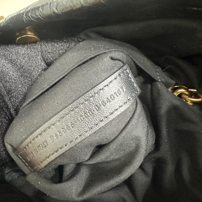 Balenciaga Monaco Black Chain Leather Shoulder Bag #nigo21763