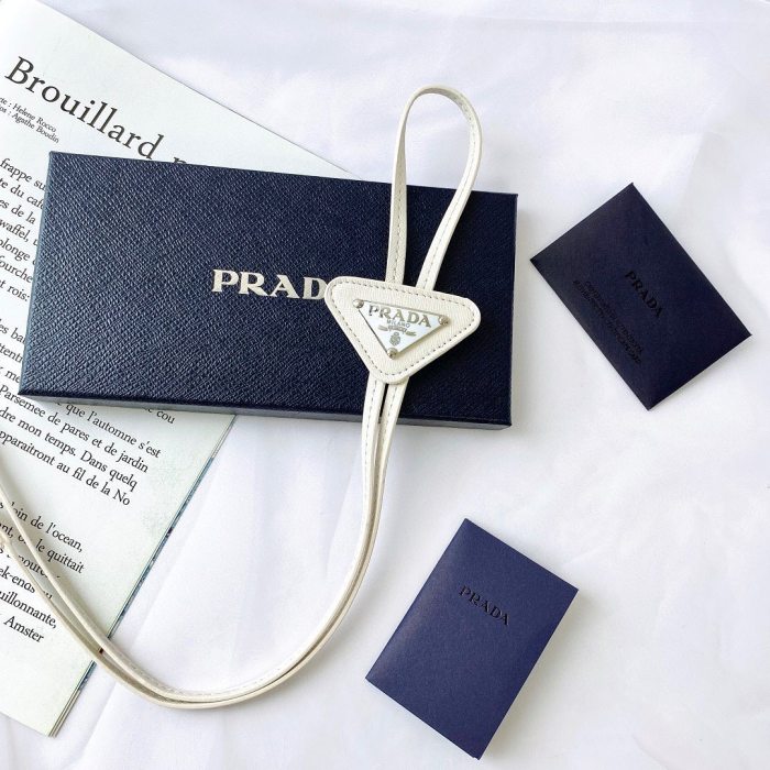 Prada Logo Embellished Bolo Tie #nigo55658