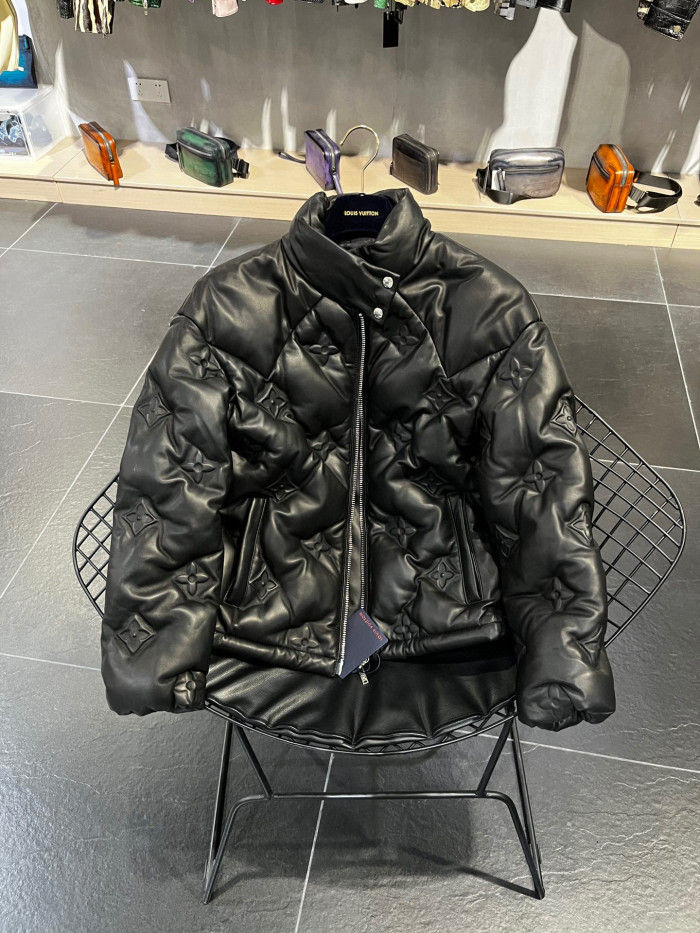 Louis Vuitton Hooded Down Jacket Coat #nigo652