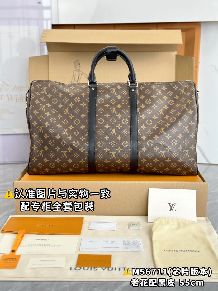 Louis Vuitton Kippel Bandulier 45 Leather Portable Travel Bag Bags #nigo5914