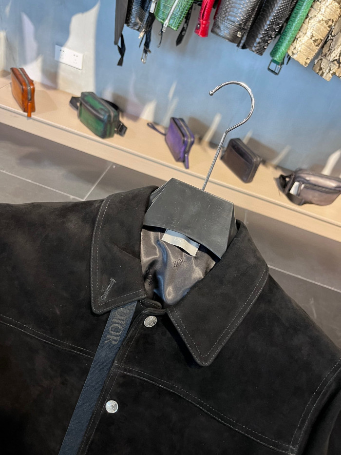 Dior Sheepskin Leather Jacket #nigo7725