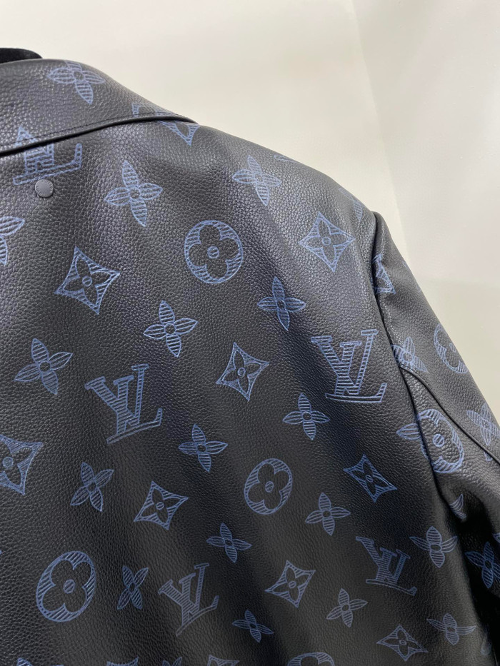 Louis Vuitton Leather Jacket Coat #nigo3189