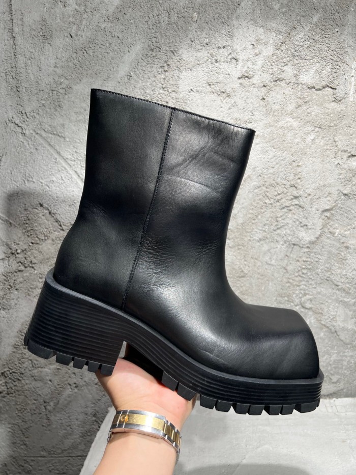 Balenciaga Square Toe Platform Boots Shoes #nigo53782