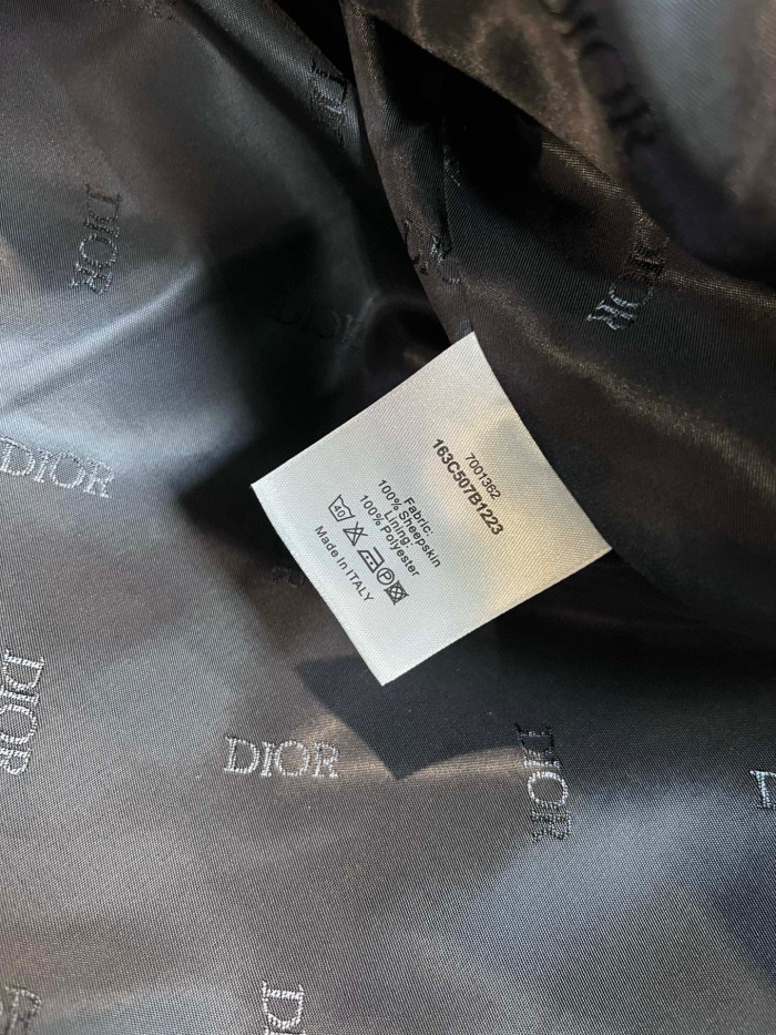 Dior Sheepskin Leather Jacket #nigo7725