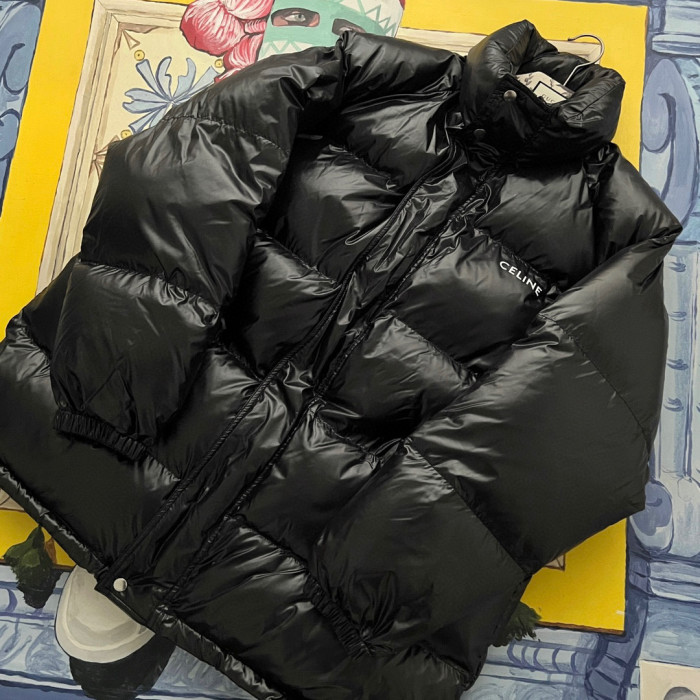 Celine Parka In Lightweight Nylon Black Coat Puffer Down Jacket #nigo6976