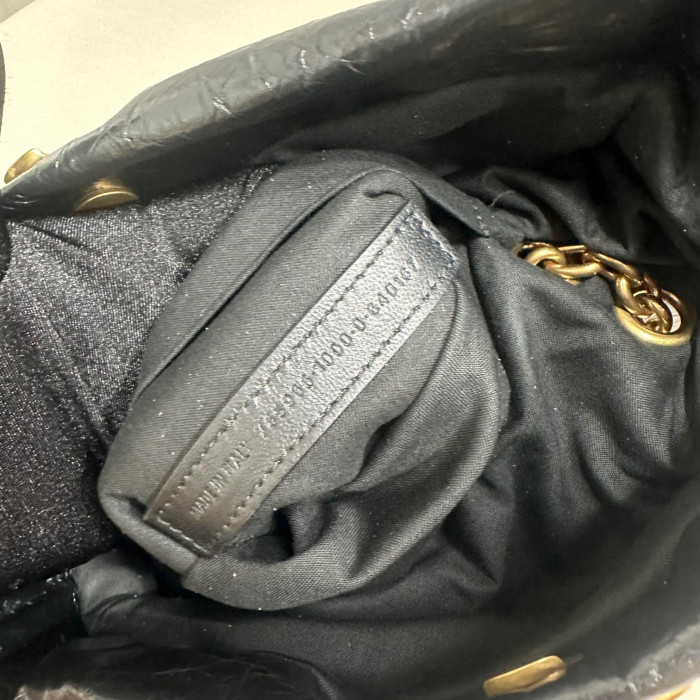 Balenciaga Monaco Black Chain Leather Shoulder Bag #nigo21763