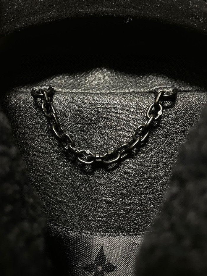 Louis Vuitton Genuine Leather Aviator Jacket #nigo866