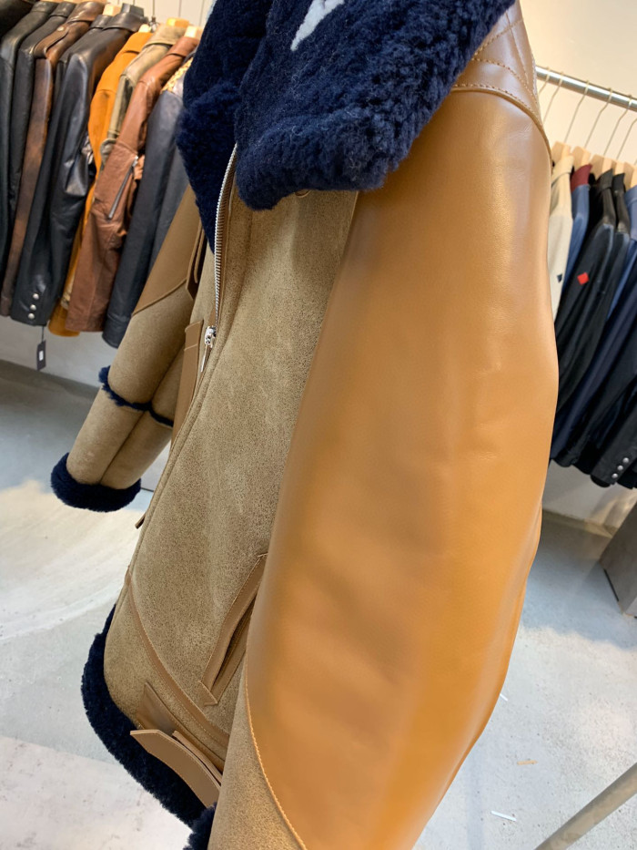 Balenciaga Leather Jacket Coat #nigo878