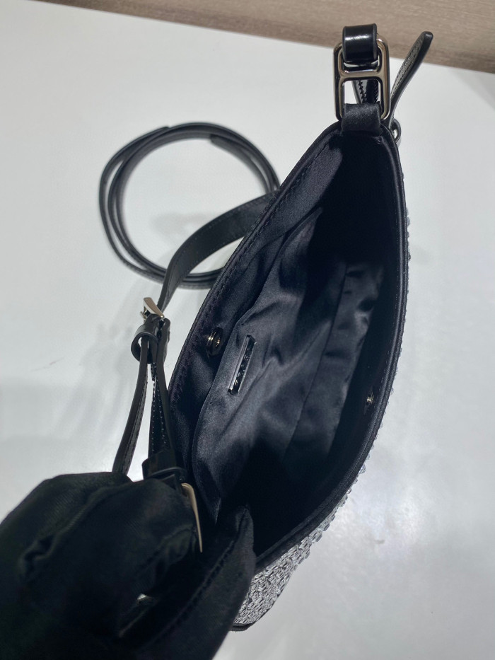 Prada Crystal Diamond Shiny Handbag Crossbody Bag Bags #nigo59151
