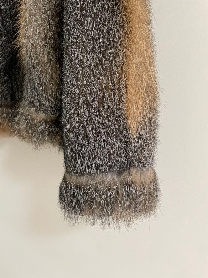 Louis Vuitton Fur Blouson With Logo Lettering Furs Jacket #nigo8688
