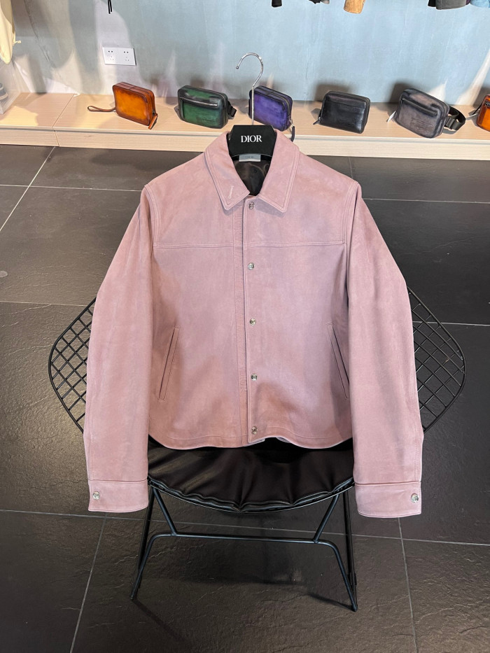 Dior Sheepskin Leather Jacket #nigo7725