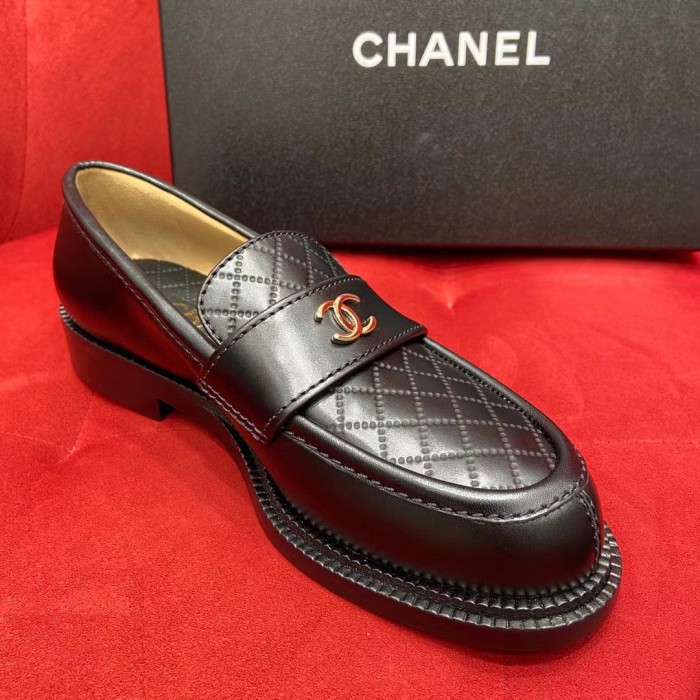 Chanel Leather Loafers Shoes #nigo53648