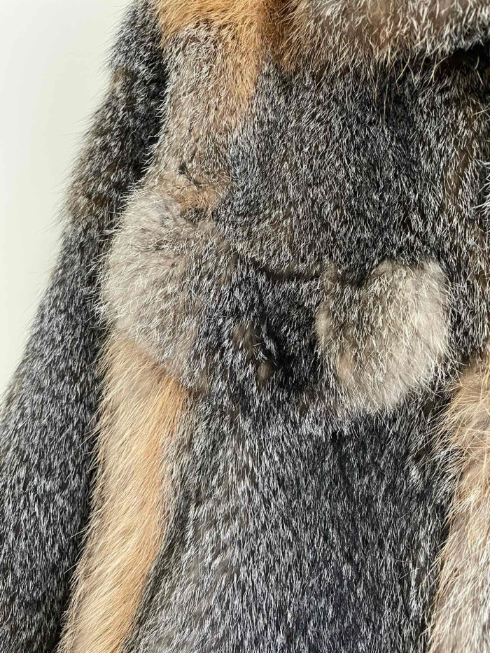 Louis Vuitton Fur Blouson With Logo Lettering Furs Jacket #nigo8688