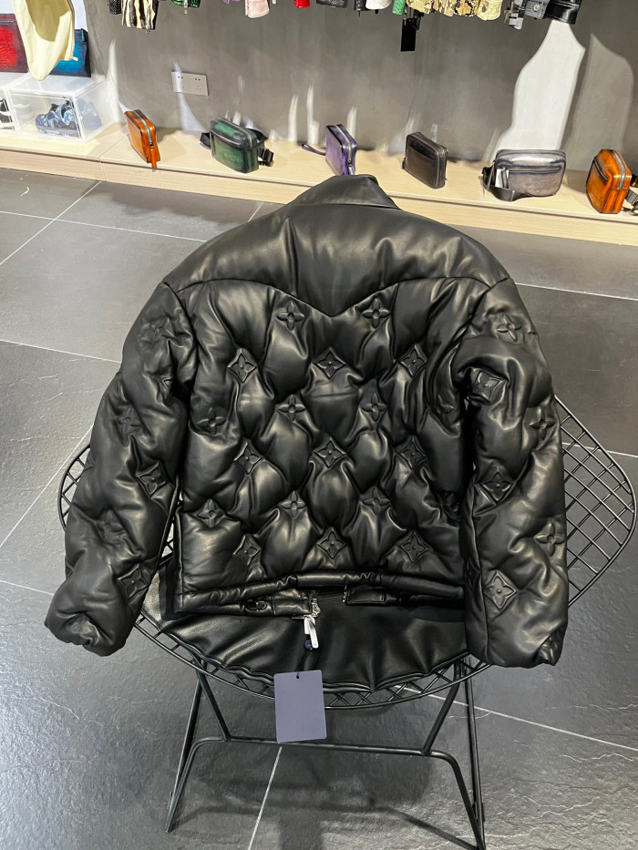 Louis Vuitton Hooded Down Jacket Coat #nigo652