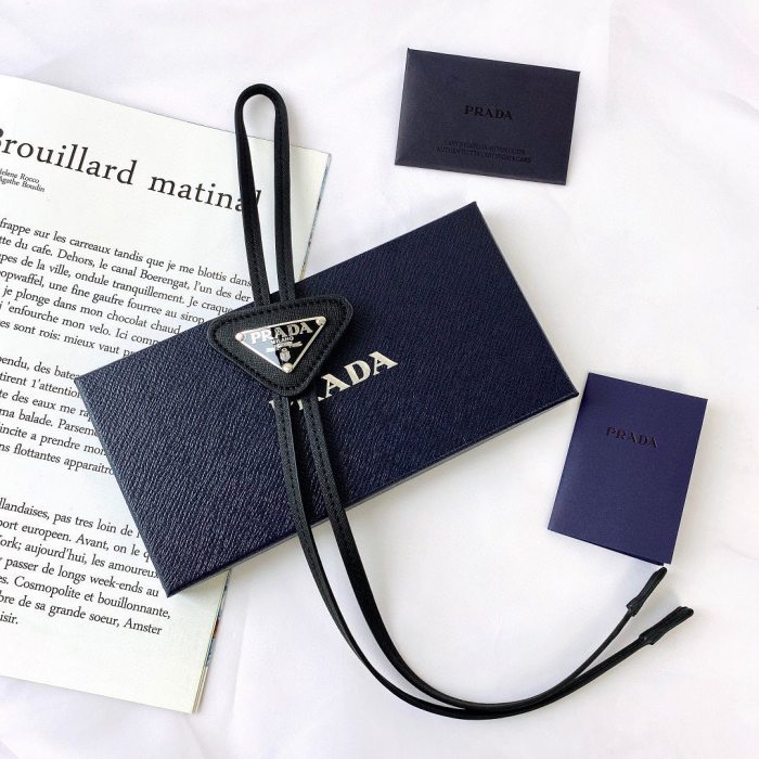 Prada Logo Embellished Bolo Tie #nigo55658