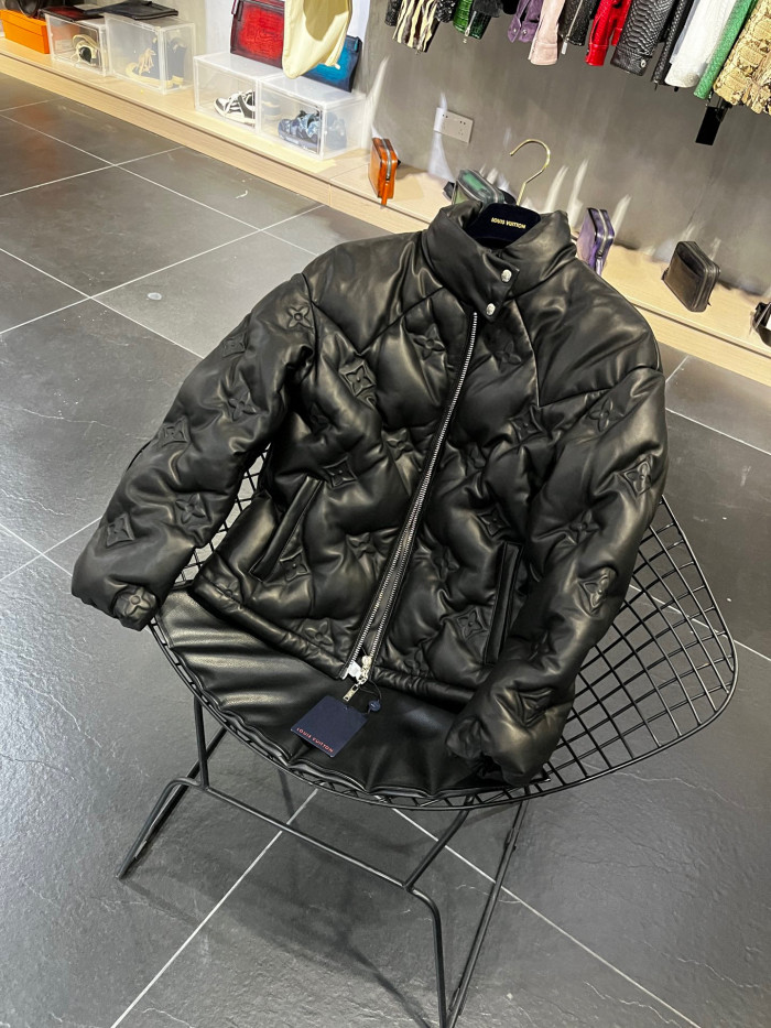 Louis Vuitton Hooded Down Jacket Coat #nigo652
