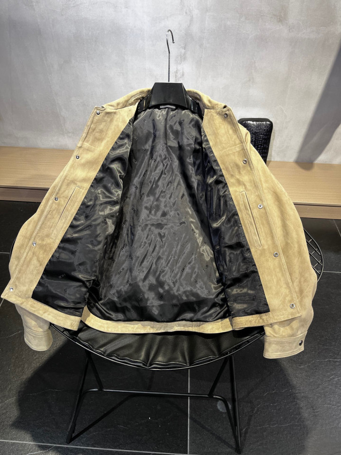 Dior Sheepskin Leather Jacket #nigo7725