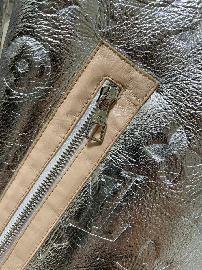 Louis Vuitton Mirror Shearing Genuine Leather Jacket #nigo6266