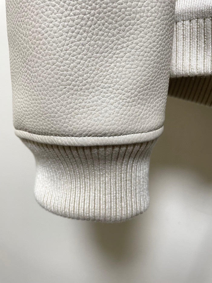 Louis Vuitton Genuine Leather Aviator Jacket #nigo866