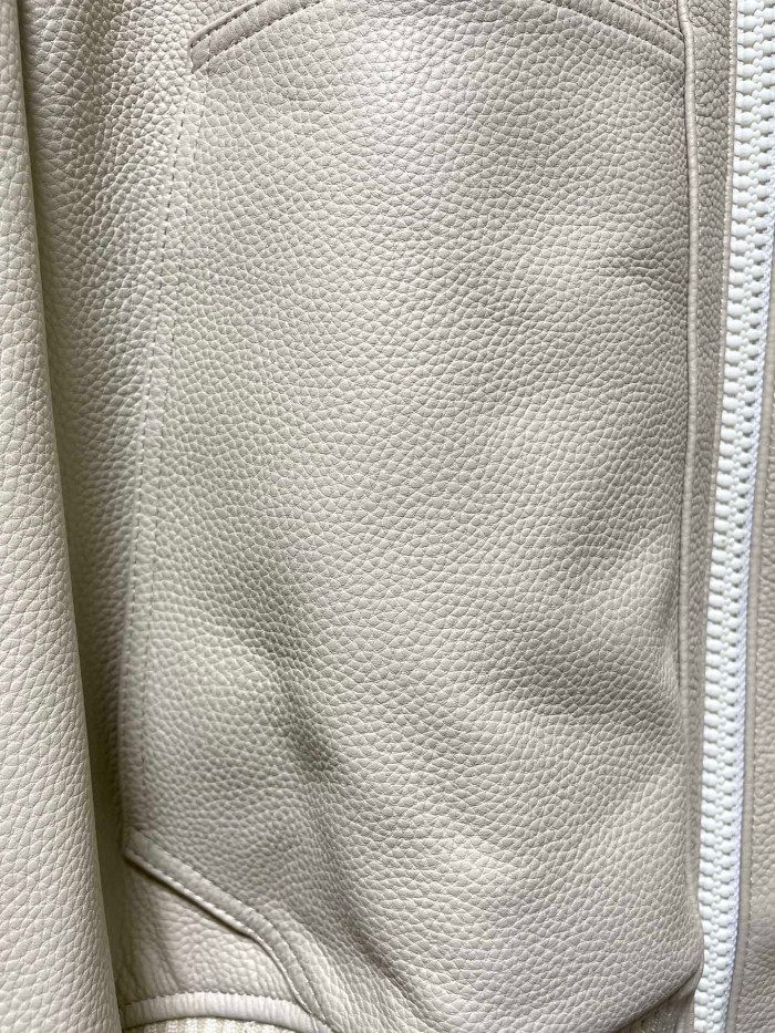 Louis Vuitton Genuine Leather Aviator Jacket #nigo866