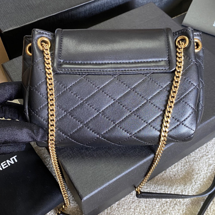 SAINT LAURENT Chain Crossbody Bag In Quilted Lambskin Leather Bag Bags #nigo53545