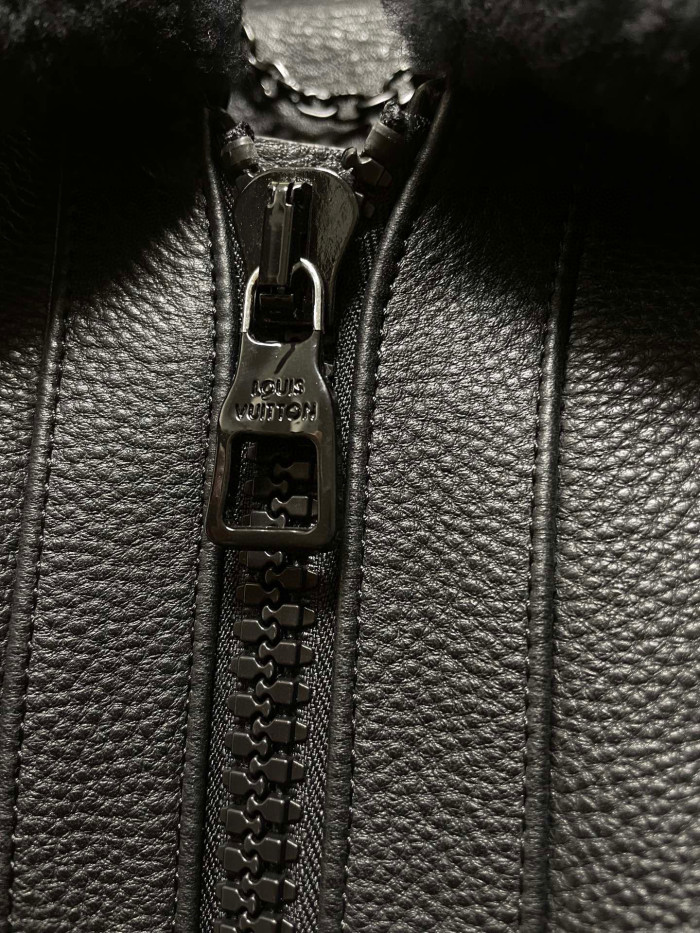Louis Vuitton Genuine Leather Aviator Jacket #nigo866