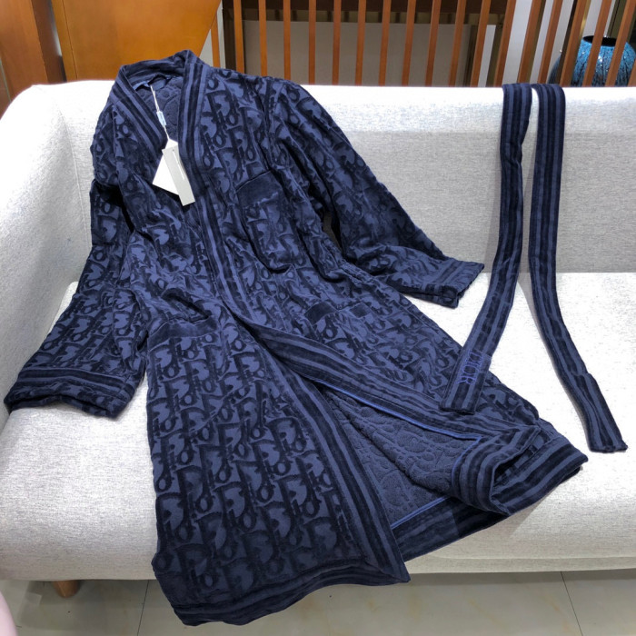 Dior Wool Jacket Bathrobe Coat Home Pajamas #nigo9981