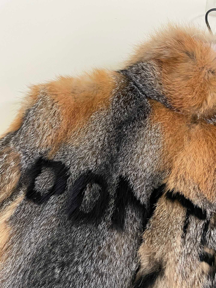 Louis Vuitton Fur Blouson With Logo Lettering Furs Jacket #nigo8688