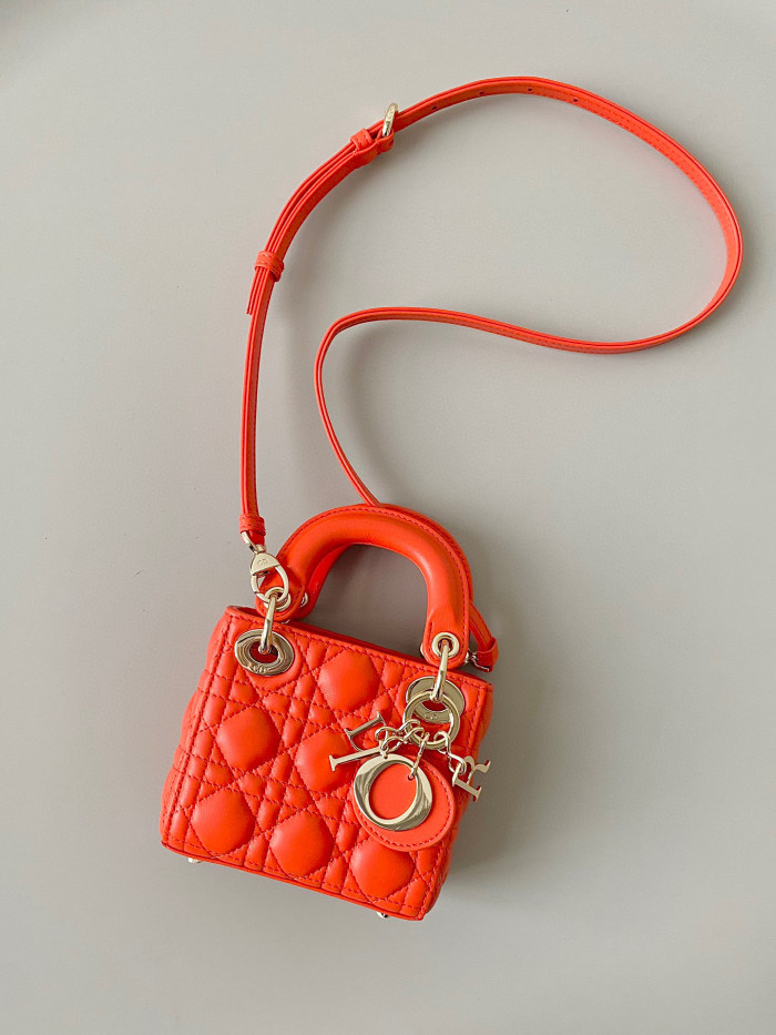 Dior Lady-D-Joy Bag NIGO Leather Carrying Chain Bag #nigo21446