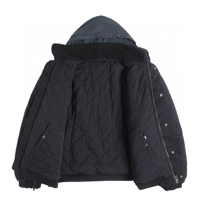 Balenciaga Old effect thick Hooded Jacket #nigo8543