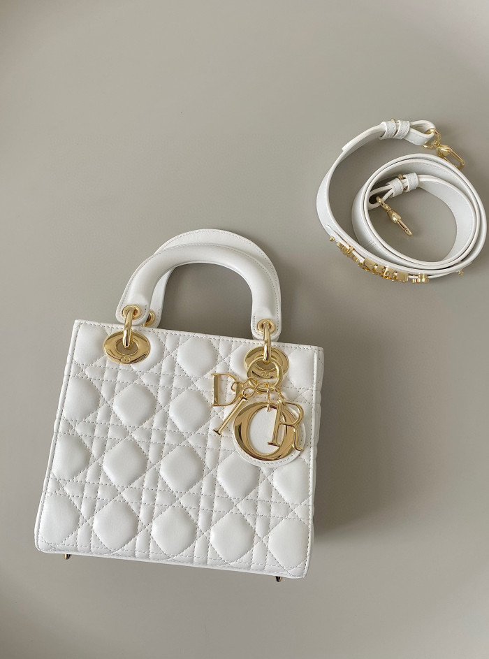 Dior Lady-D-Joy Bag NIGO Leather Carrying Chain Bag #nigo21446
