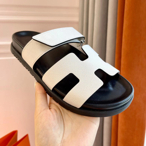 Hermes Women's Leather Sandals Slippers Flats Shoes #nigo51633