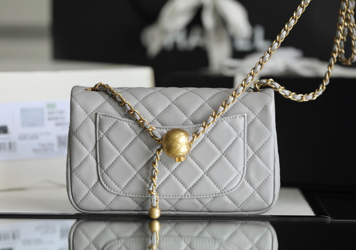 Chanel Flap Bag Small Golden Ball, Single Shoulder Messenger Bag Multicolor Double Size Leather Bags #nigo55243