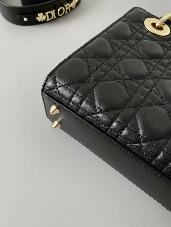 Dior Lady-D-Joy Bag NIGO Leather Carrying Chain Bag #nigo21446