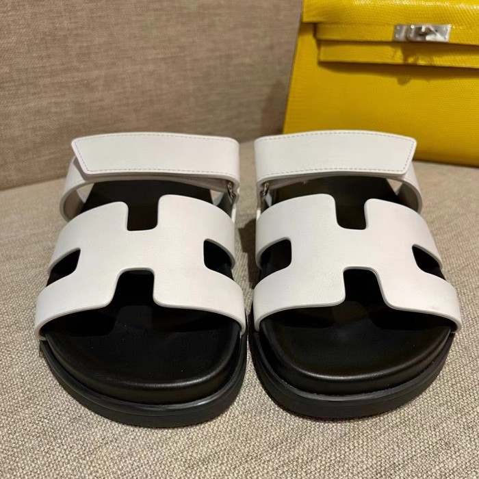Hermes Women's Leather Sandals Slippers Flats Shoes #nigo51633