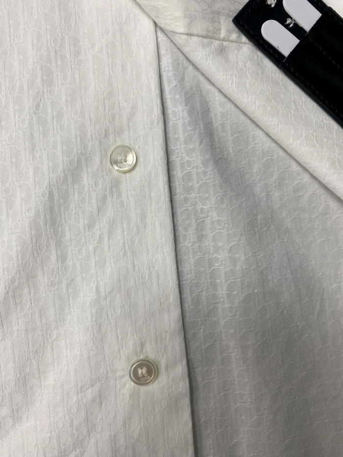 Dior Long Sleeve Solid Color Printed Shirt #nigo5772