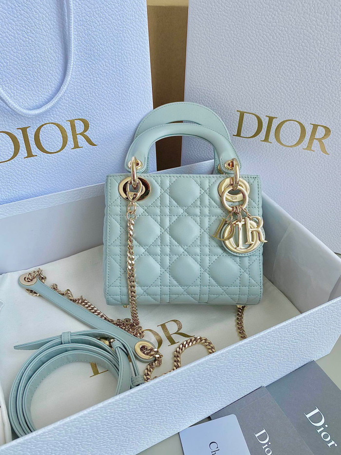 Dior Lady-D-Joy Bag NIGO Leather Carrying Chain Bag #nigo21446