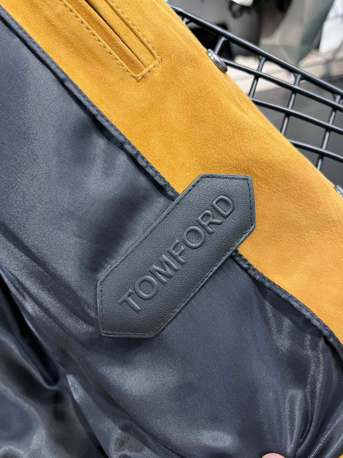 TomFord Cashmere Suede Western Jacket Coat #nigo7885