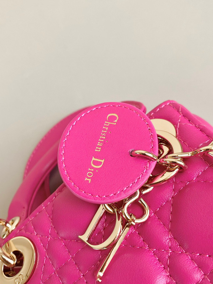 Dior Lady-D-Joy Bag NIGO Leather Carrying Chain Bag #nigo21446