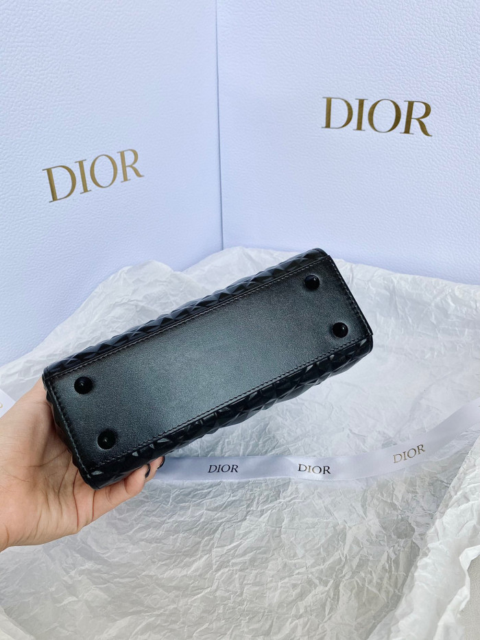 Dior Lady-D-Joy Bag NIGO Leather Carrying Chain Bag #nigo21446